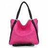 Torebka Damska Shopper Bag XL firmy Hernan HB0337 Fuksjowa